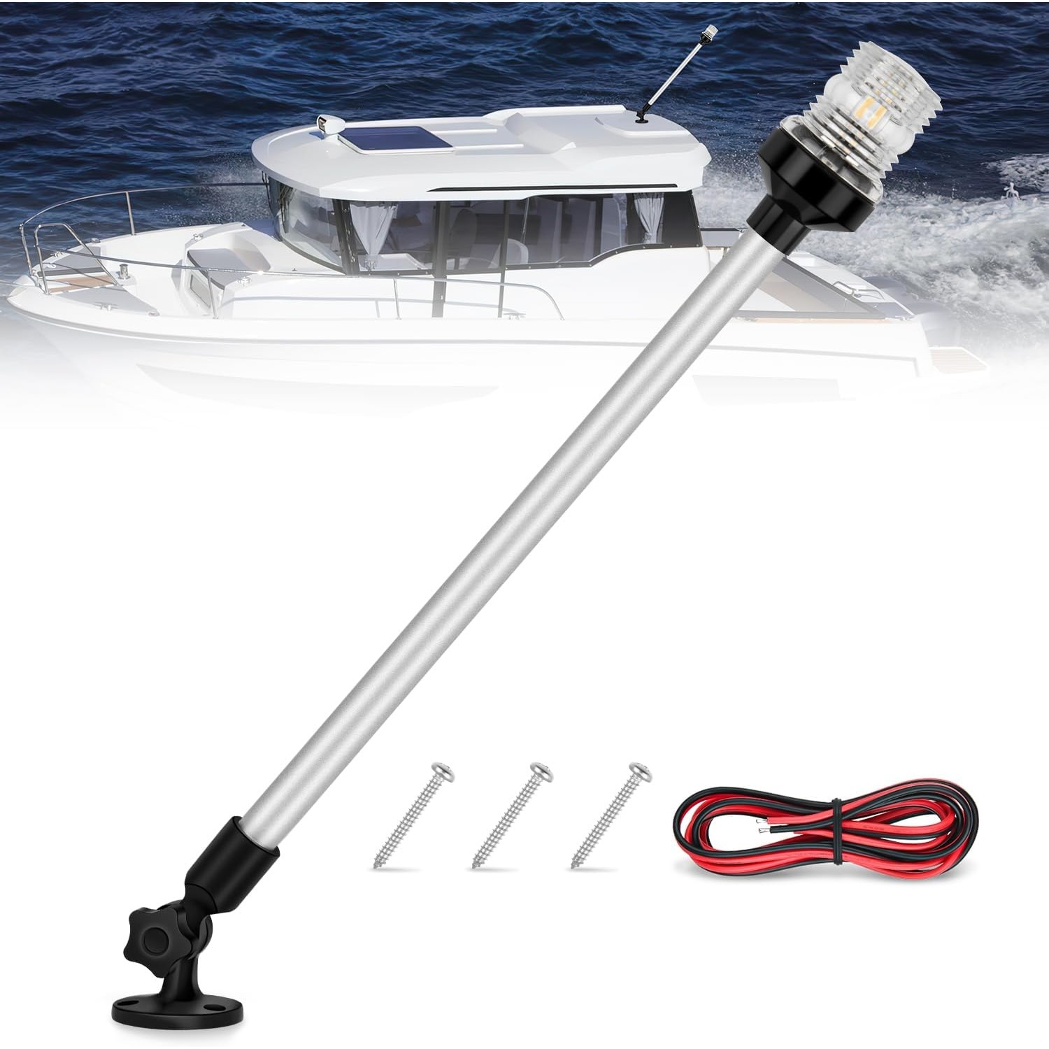 Fishing Boat Navigation Light - Светодиодный палубный фонарь Nilight для лодок,