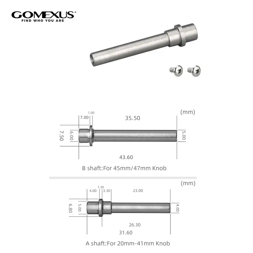 Shimano Reel Stradic - Алюминиевый вал и подшипник Gomexus для